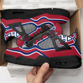 Montreal Canadiens Aj4 Sneakers Custom Shoes-Gear Wanta