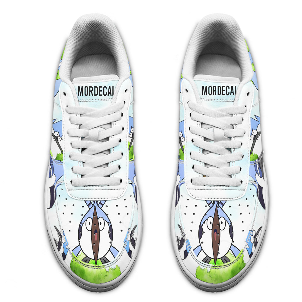 Mordecai Air Sneakers Custom Regular Show Shoes-Gear Wanta