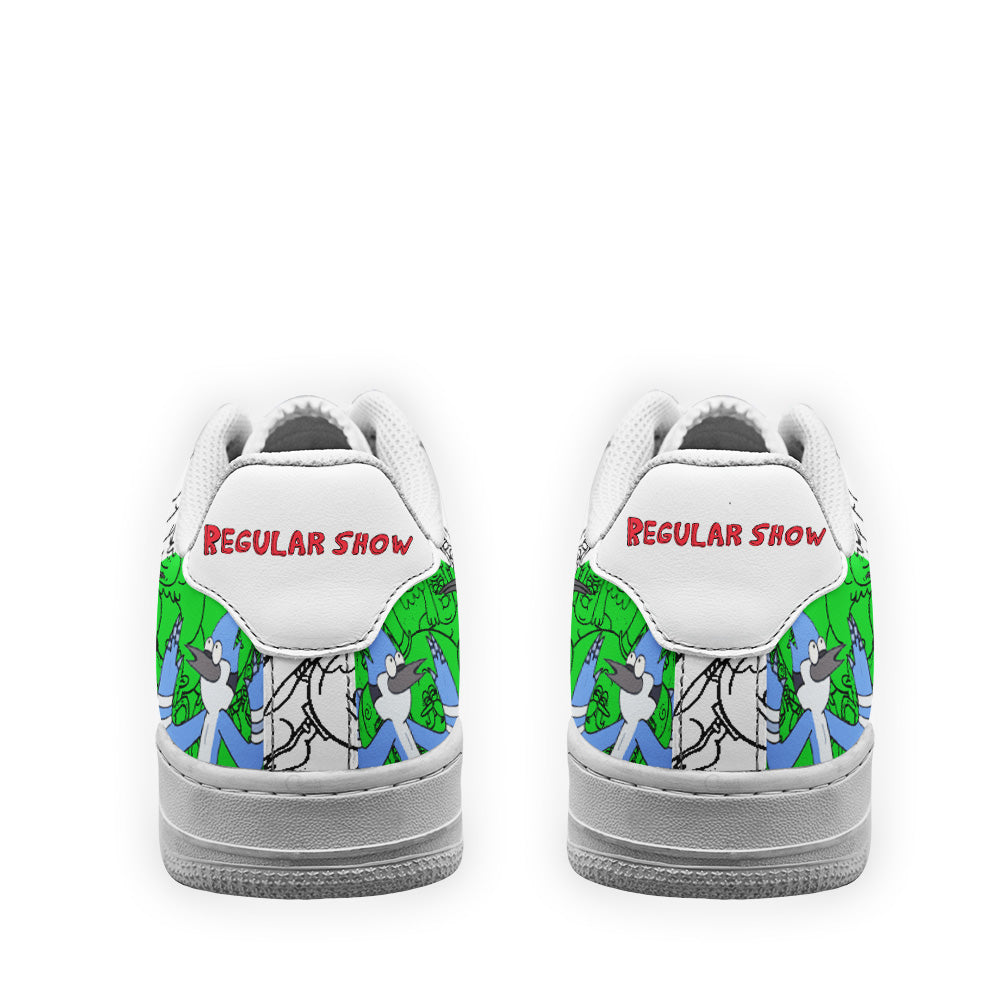 Mordecai Regular Show Air Sneakers Custom Cartoon Shoes-Gear Wanta