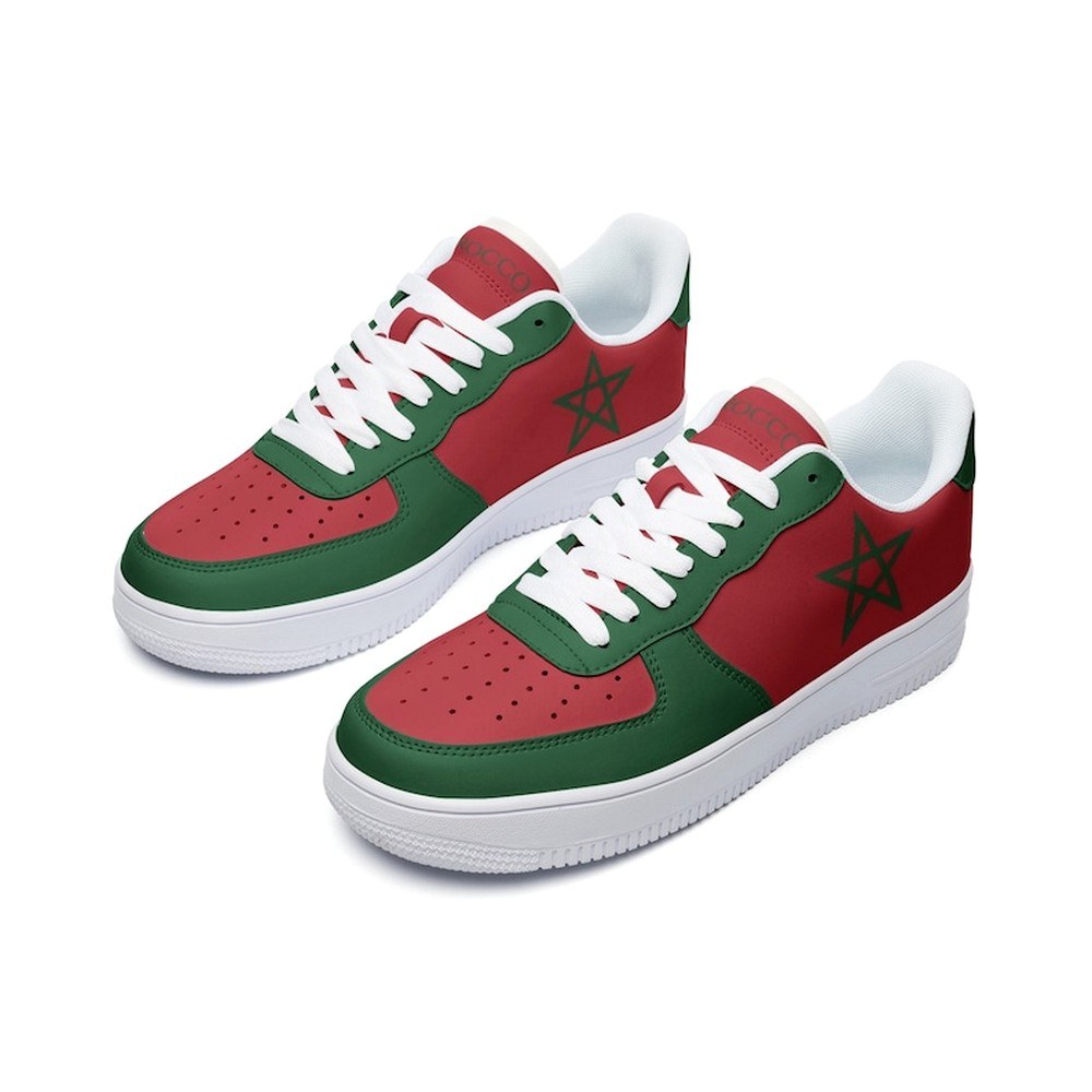 Morocco Flag NAF Shoes 