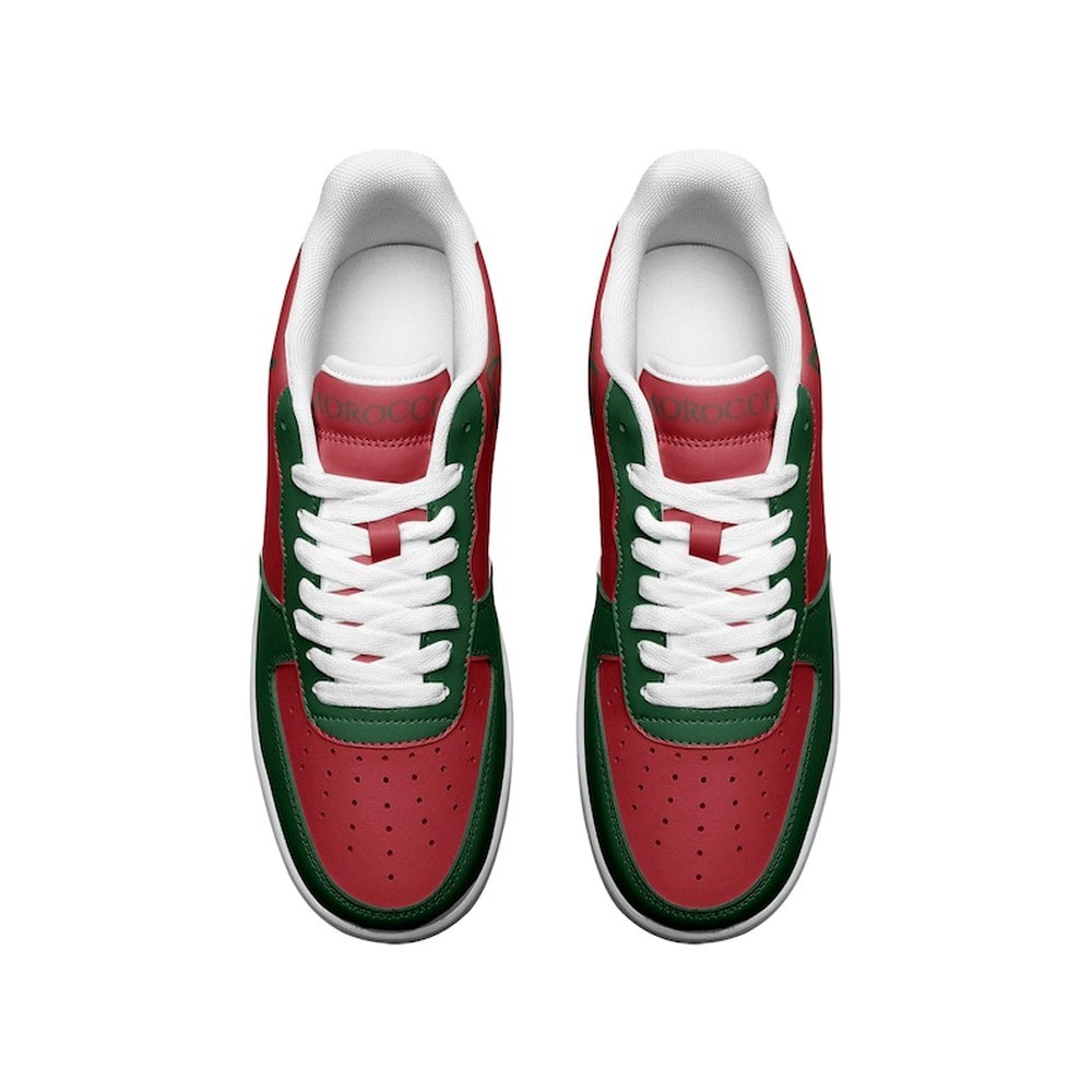 Morocco Flag NAF Shoes 