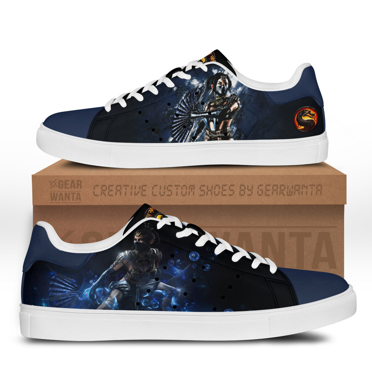 Mortal Kombat Kitana Stan Shoes Custom-Gear Wanta