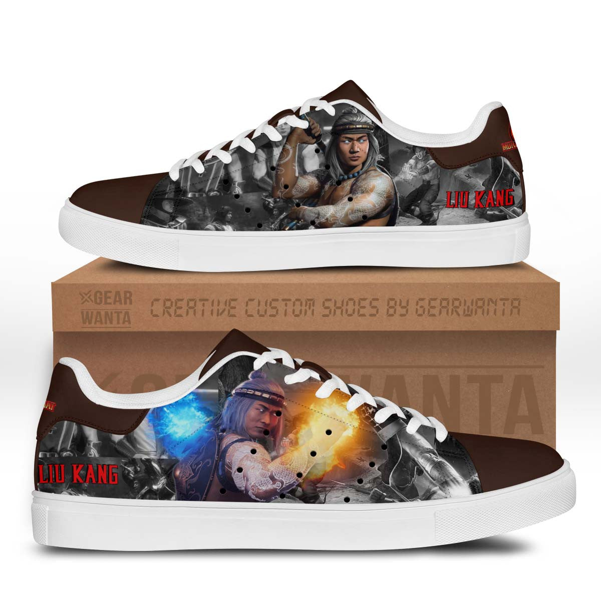 Mortal Kombat Liu Kang Stan Shoes Custom-Gear Wanta