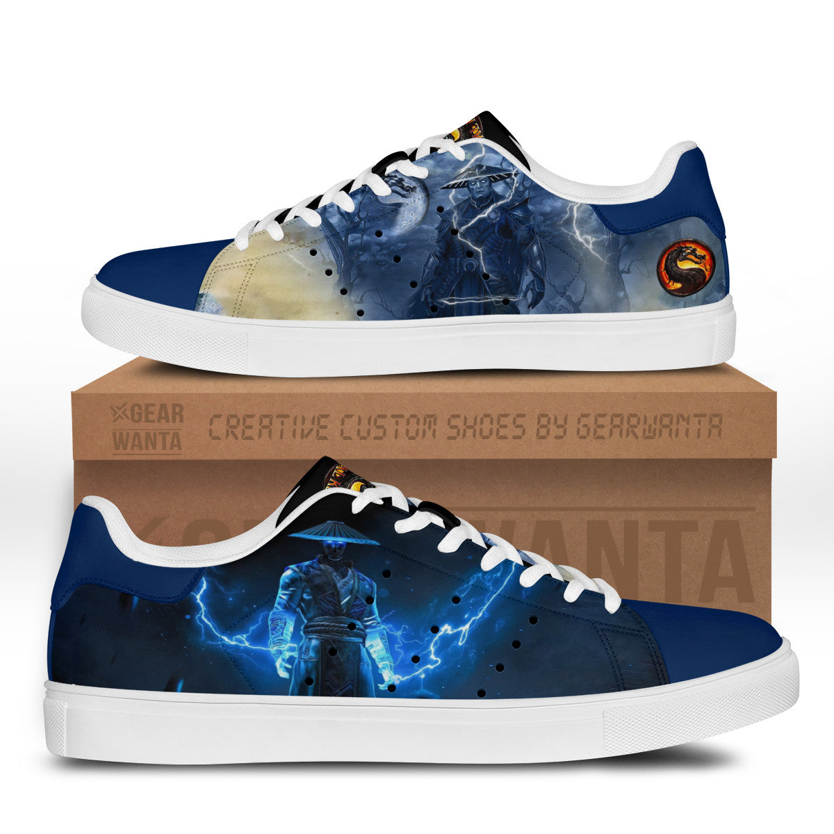 Mortal Kombat Raiden Stan Shoes Custom-Gear Wanta