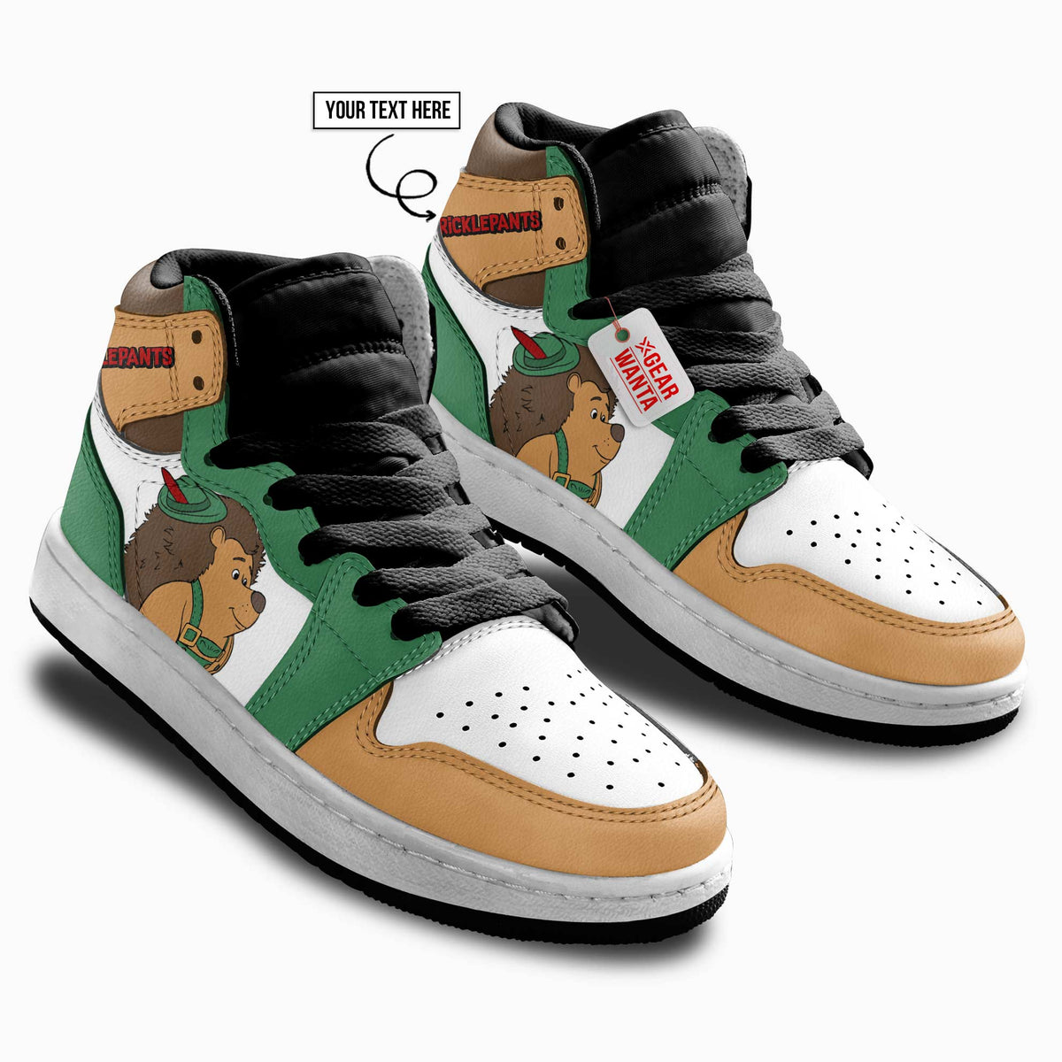 Mr. Pricklepants Kid J1s Sneakers Personalized Cartoon Collection - Gearwanta.com