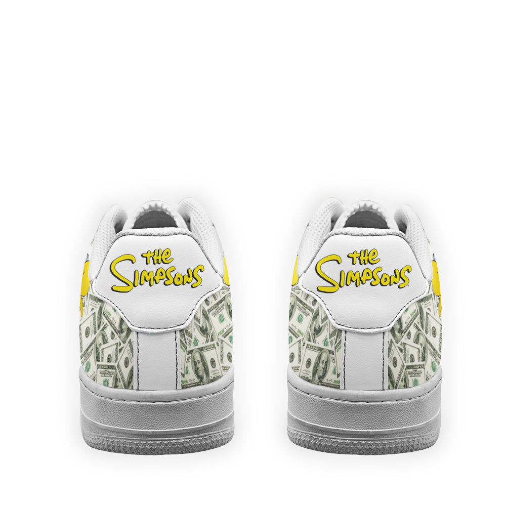 Mr.Burns Air Sneakers Custom Simpson Cartoon Shoes-Gear Wanta