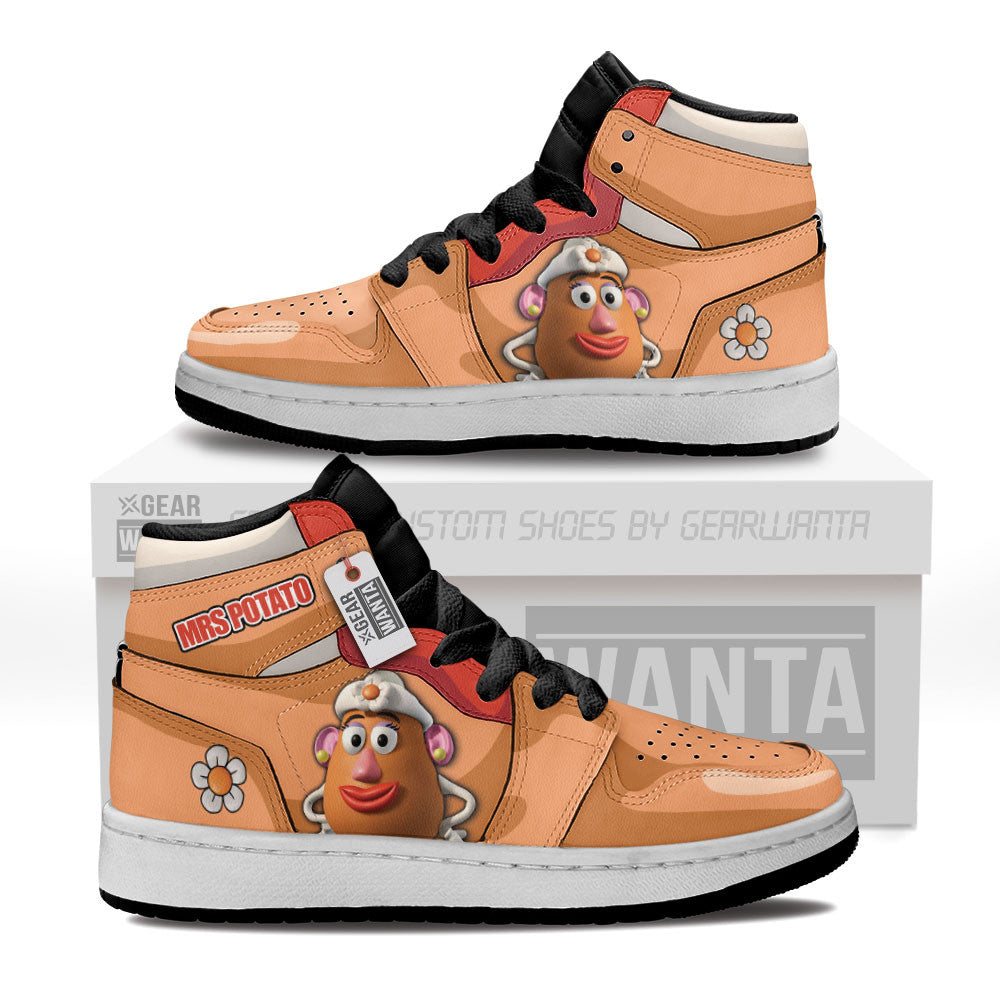 Mrs Potato Kids Shoes Custom Sneakers For Kid Gearwanta.com