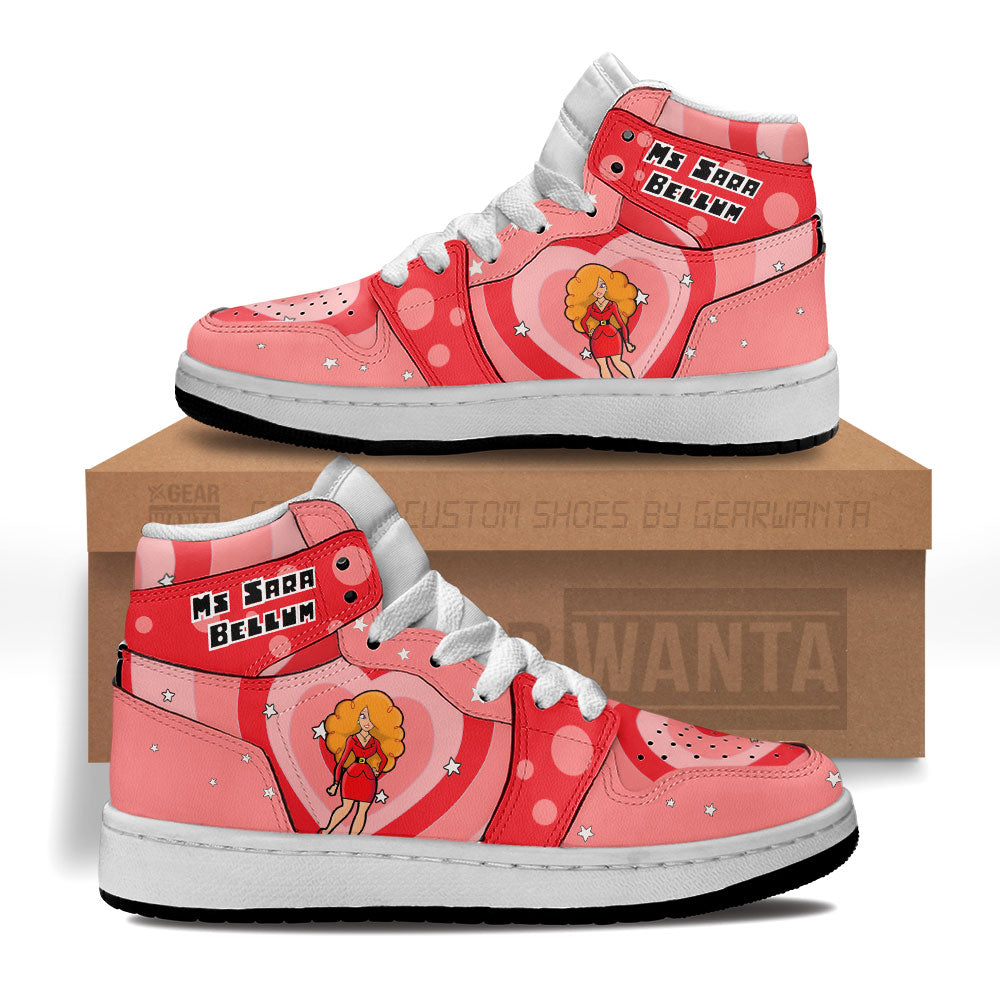 Ms. Sara Bellum The Powerpuff Girls Kid Sneakers Custom For Kids-Gear Wanta