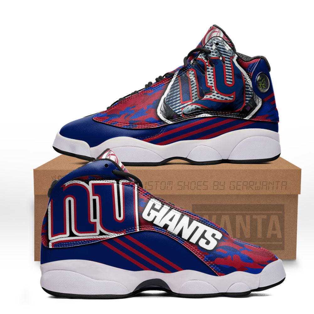 NY Giants J13 Sneakers Custom Shoes-Gear Wanta