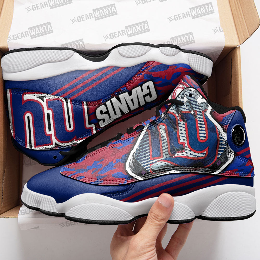 NY Giants J13 Sneakers Custom Shoes-Gear Wanta