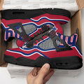 NY Giants Aj4 Sneakers Custom Shoes-Gear Wanta