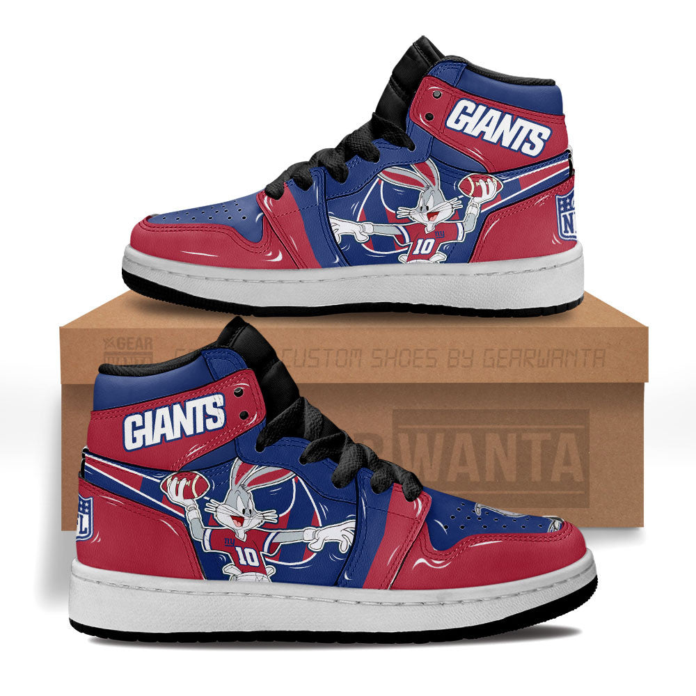 NY Giants Kid Sneakers Custom-Gear Wanta