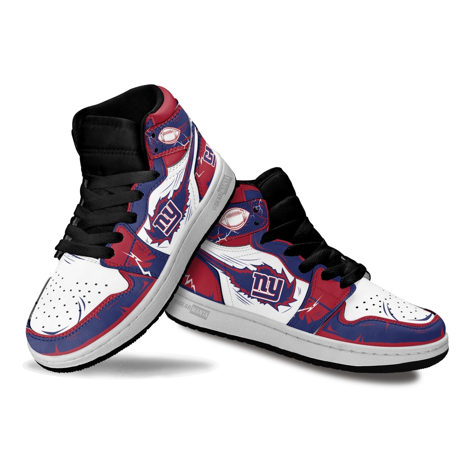 NY Giants Kid Sneakers Custom-Gear Wanta