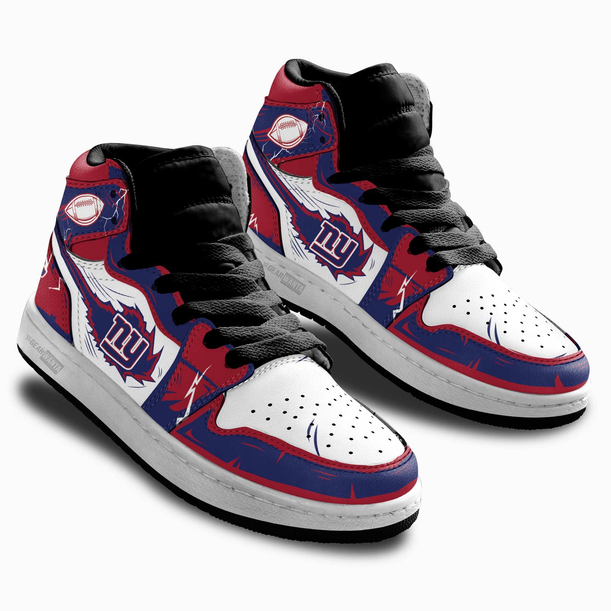 NY Giants Kid Sneakers Custom-Gear Wanta