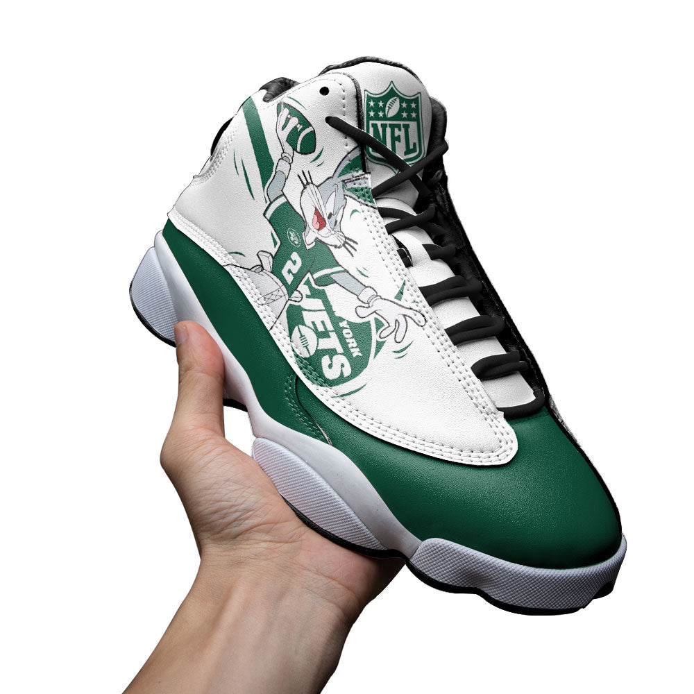 NY Jets J13 SneakersCustom Shoes-Gear Wanta