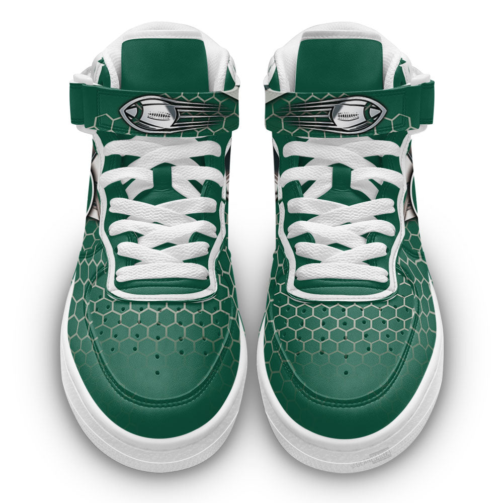 NY Jets Sneakers Custom Air Mid Shoes For Fans-Gear Wanta