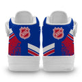 NY Rangers Air Mid Shoes Custom Hockey Sneakers Fans-Gear Wanta