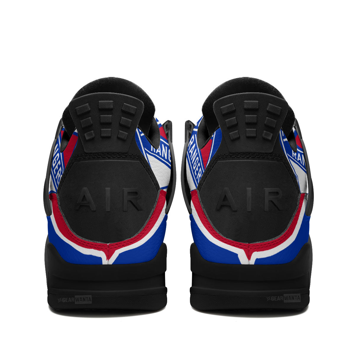 NY Rangers Aj4 Sneakers Custom Shoes-Gear Wanta