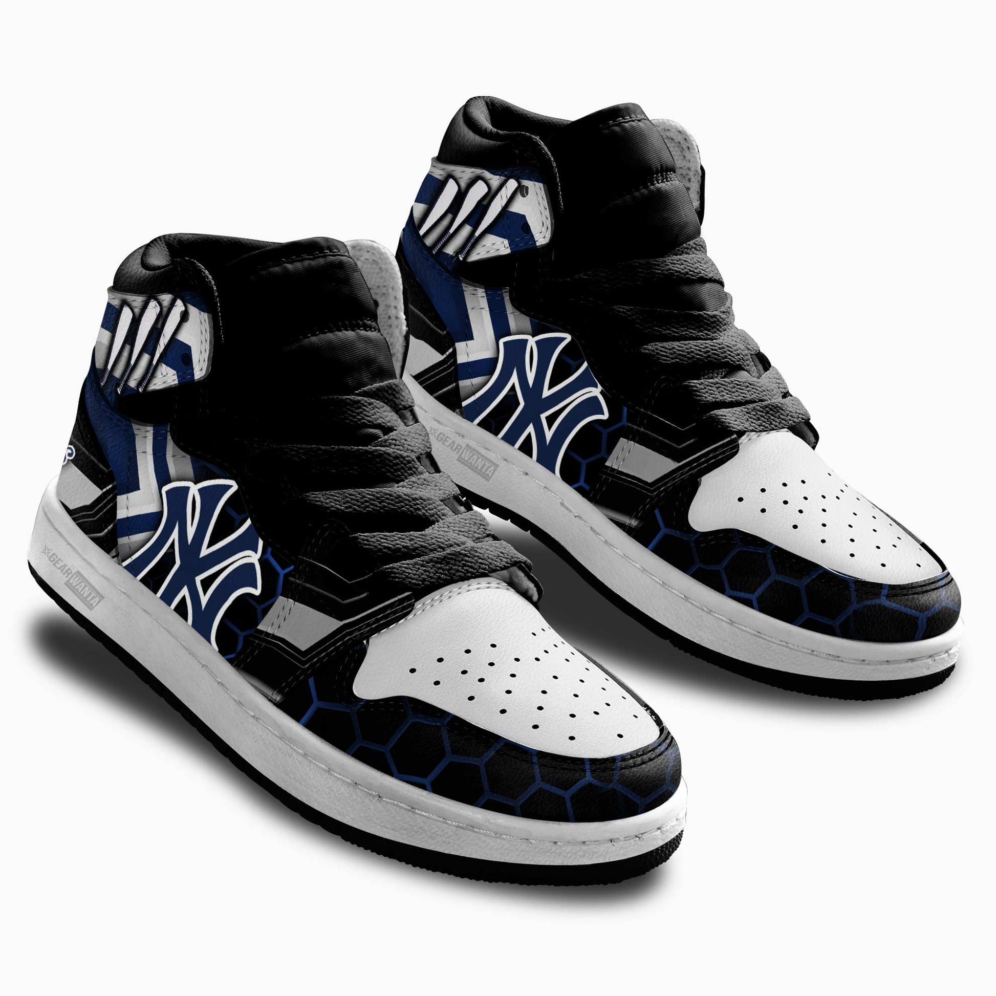 NY Yankees Kid Sneakers Custom-Gear Wanta