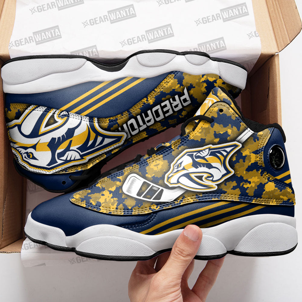 Nashville Predators J13 Sneakers Custom Shoes-Gear Wanta