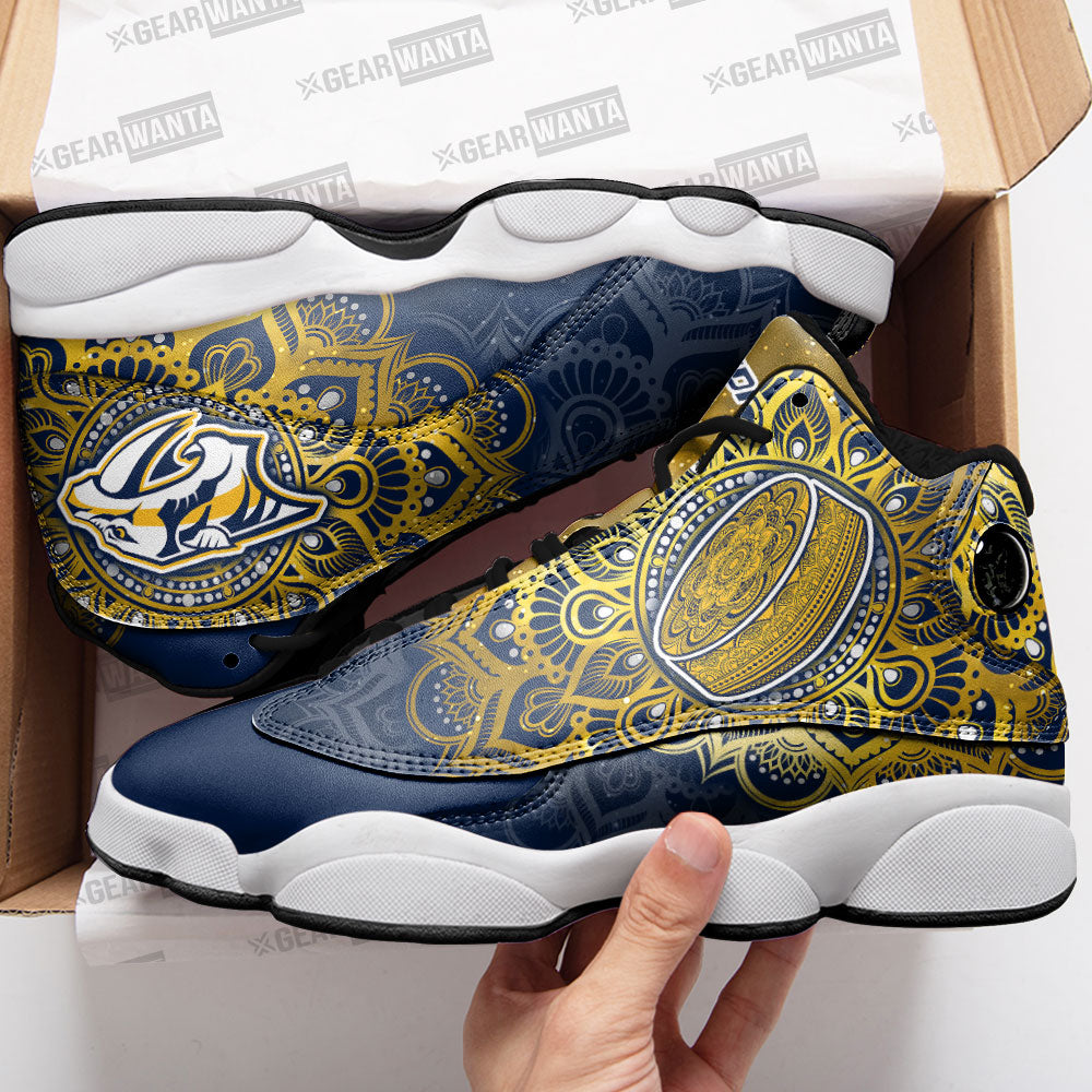 Nashville Predators J13 Sneakers Custom Shoes-Gear Wanta