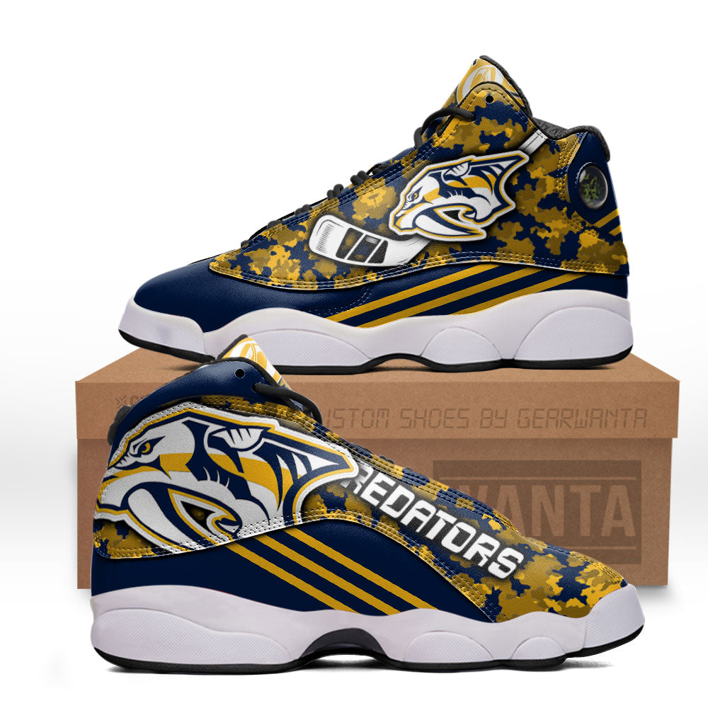 Nashville Predators J13 Sneakers Custom Shoes-Gear Wanta