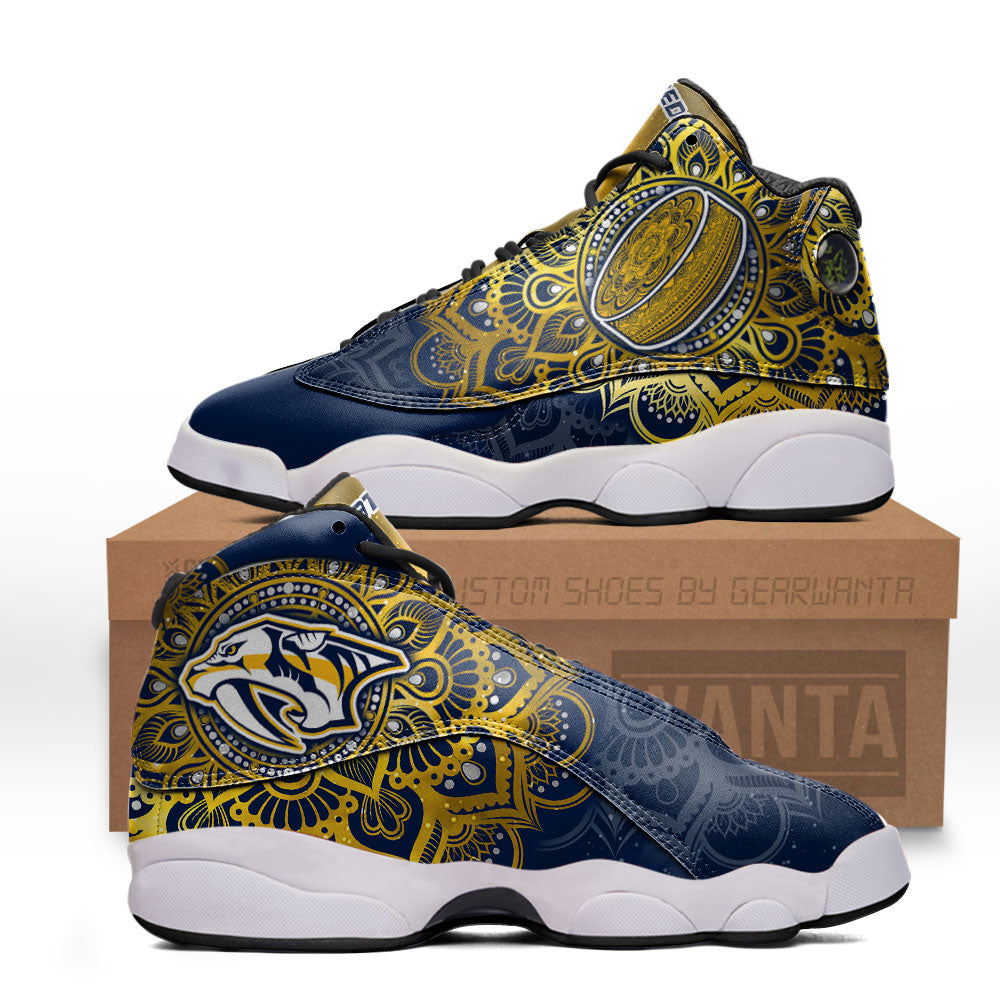 Nashville Predators J13 Sneakers Custom Shoes-Gear Wanta