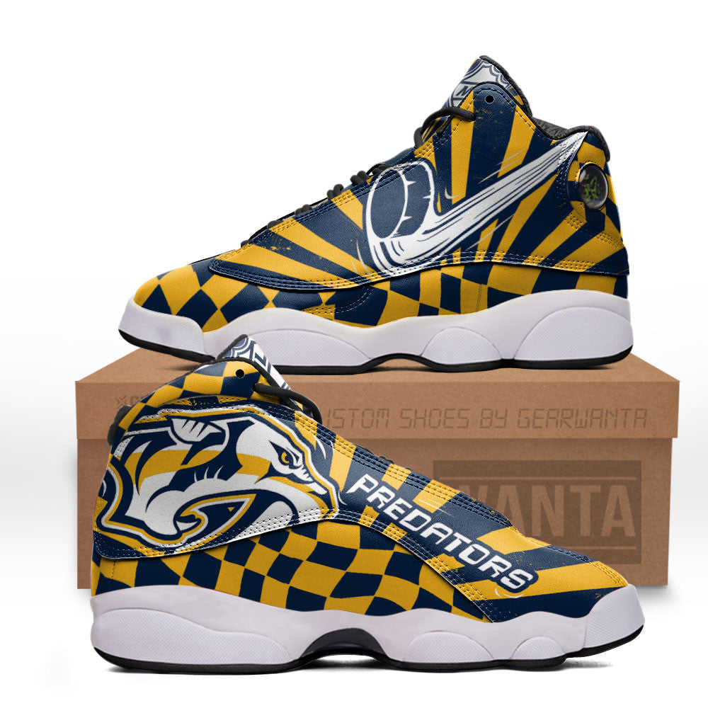 Nashville Predators J13 Sneakers Sport Custom Shoes-Gear Wanta