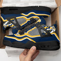 Nashville Predators Aj4 Sneakers Custom Shoes-Gear Wanta