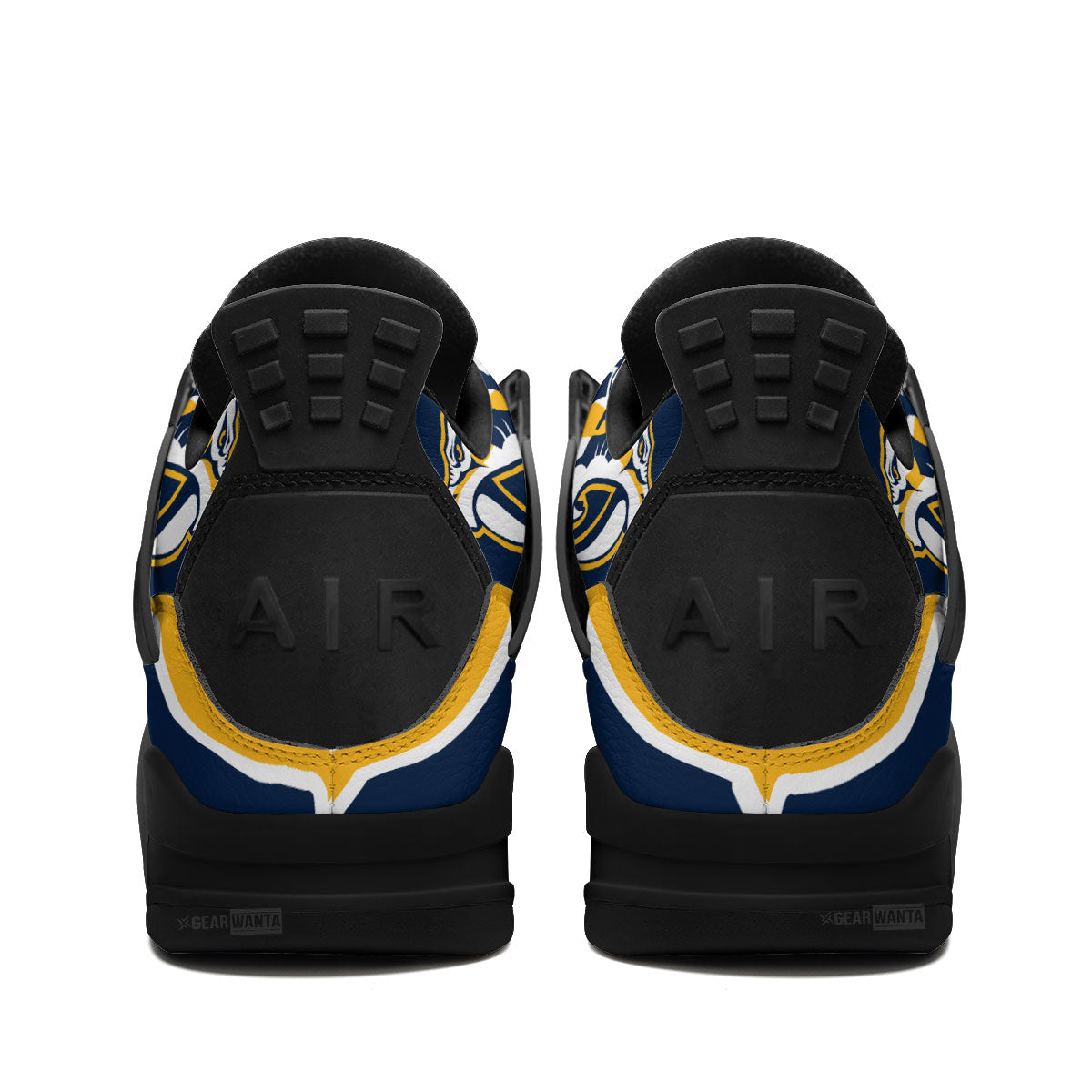 Nashville Predators Aj4 Sneakers Custom Shoes-Gear Wanta