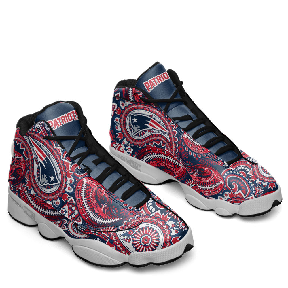 New England Patriots J13 Sneakers Custom Shoes-Gear Wanta