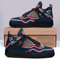 New England Patriots Aj4 Sneakers Custom Shoes-Gear Wanta