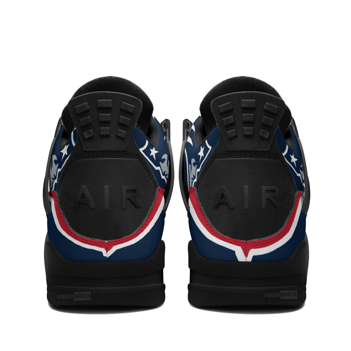 New England Patriots Aj4 Sneakers Custom Shoes-Gear Wanta