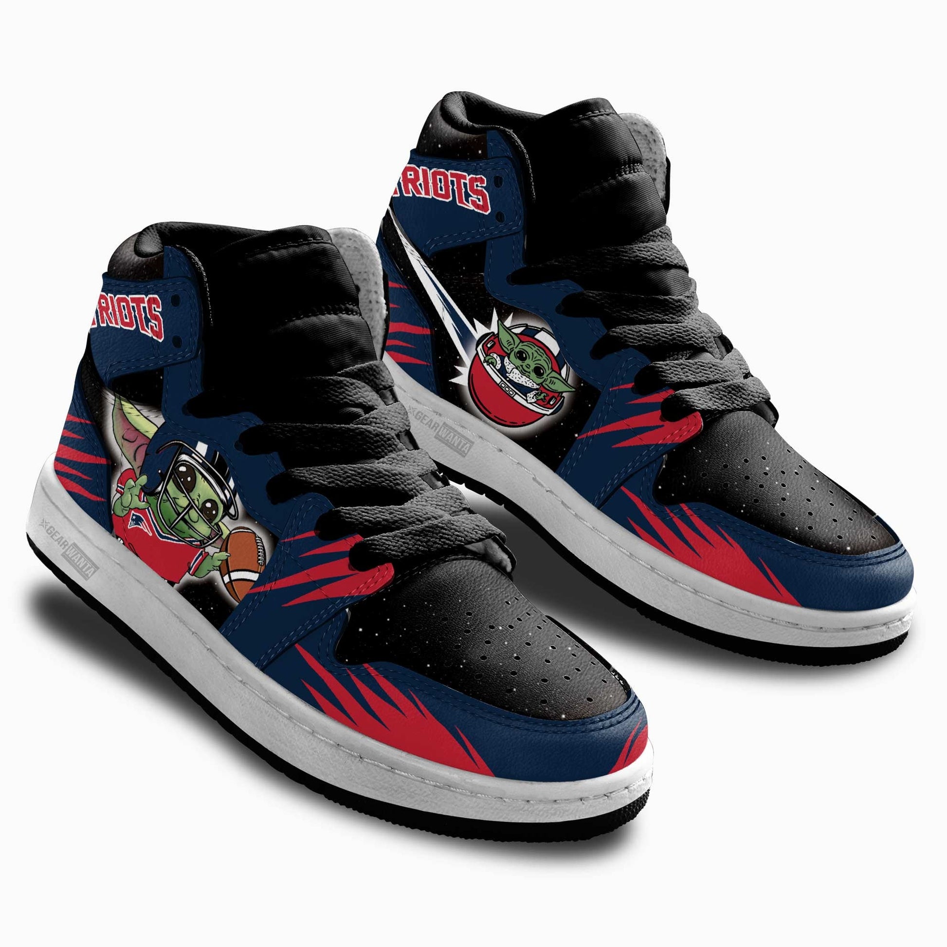 New England Patriots Kid Sneakers Custom For Kids-Gear Wanta