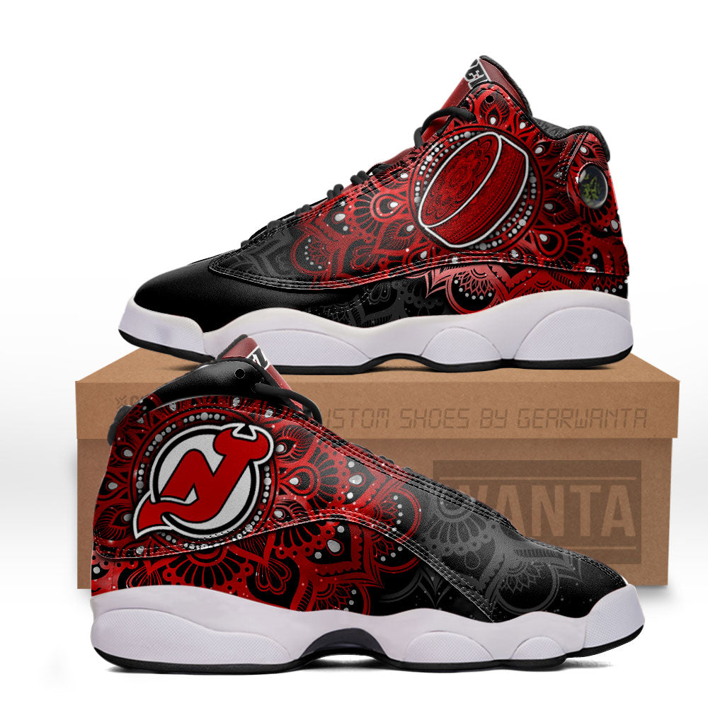 New Jersey Devils J13 Sneakers Custom Shoes-Gear Wanta