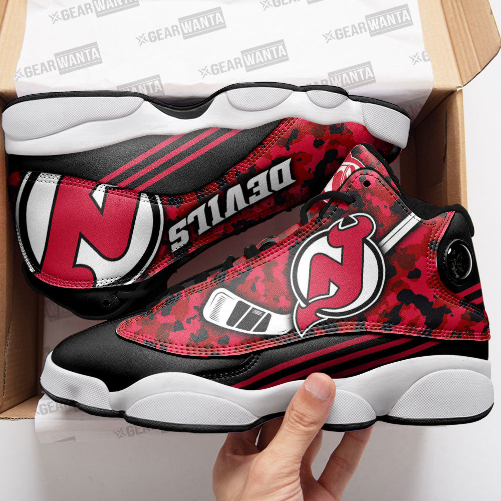 New Jersey Devils J13 Sneakers Custom Shoes-Gear Wanta