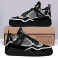 New Oakland Raiders Aj4 Sneakers Custom Shoes-Gear Wanta