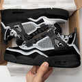 New Oakland Raiders Aj4 Sneakers Custom Shoes-Gear Wanta