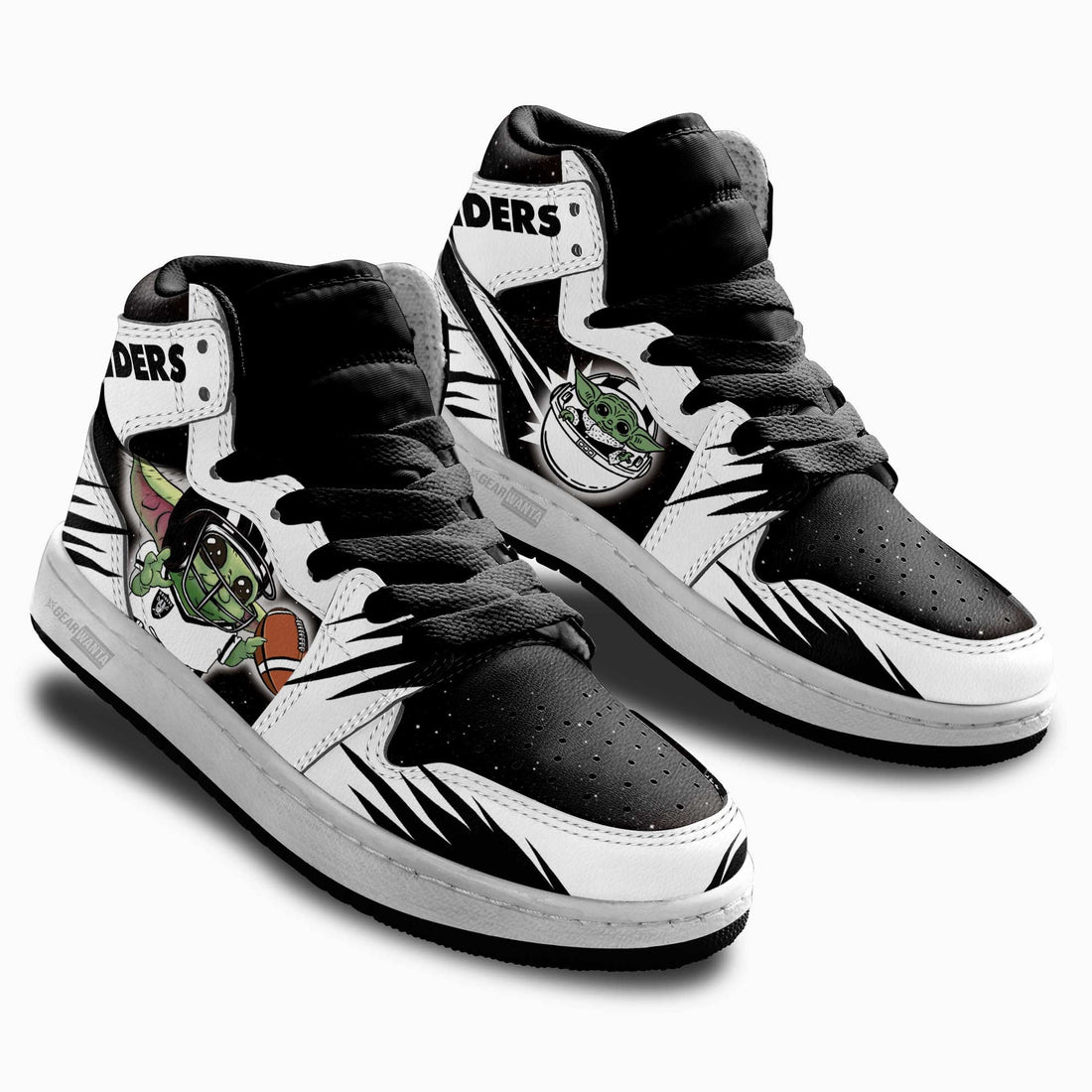 New Oakland Raiders Kid Sneakers Custom For Kids-Gear Wanta