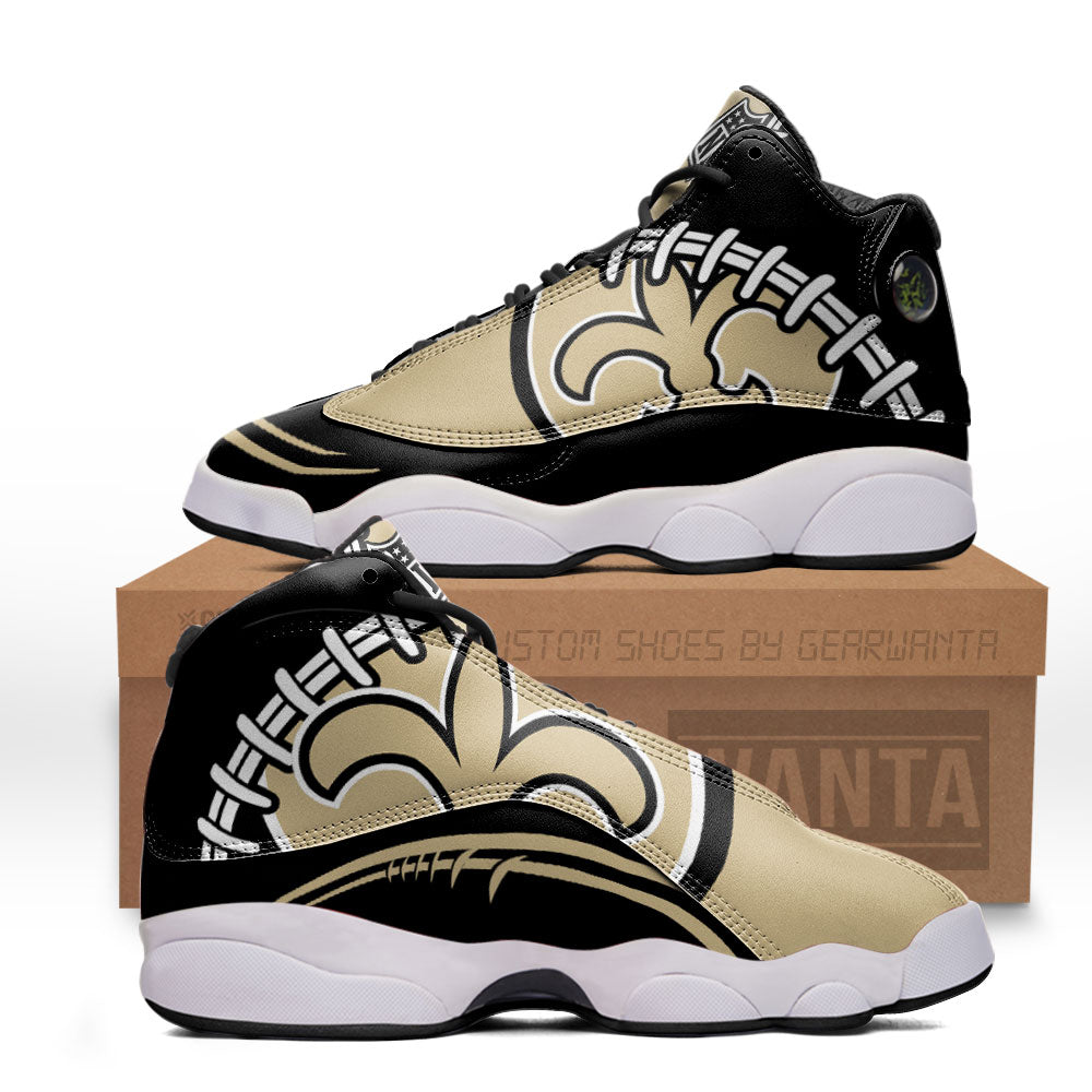 New Orlean Saints J13 Sneakers Custom Shoes-Gear Wanta