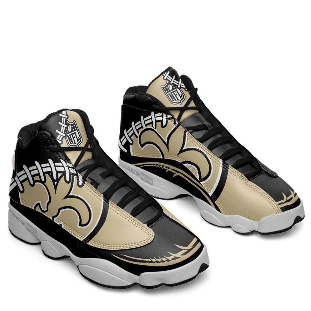 New Orlean Saints J13 Sneakers Custom Shoes-Gear Wanta