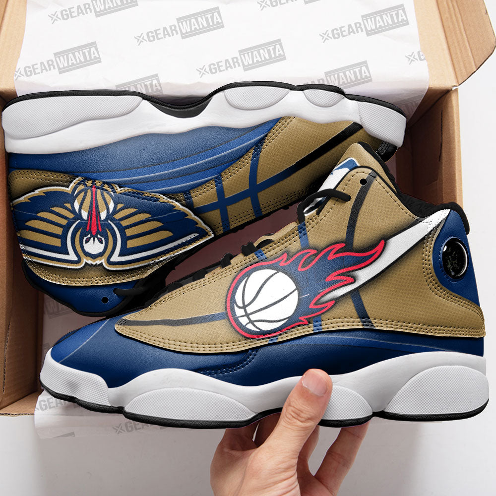 New Orleans Pelicans J13 Sneakers Custom Shoes-Gear Wanta