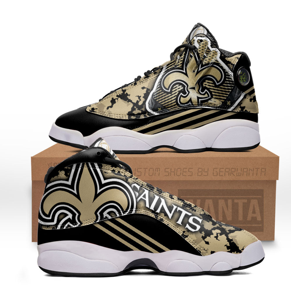 New Orleans Saints J13 Sneakers Custom Shoes-Gear Wanta