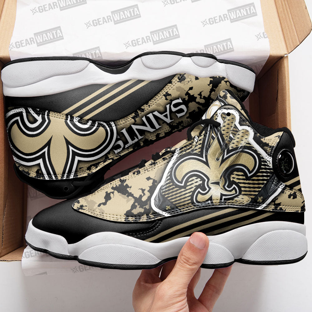 New Orleans Saints J13 Sneakers Custom Shoes-Gear Wanta