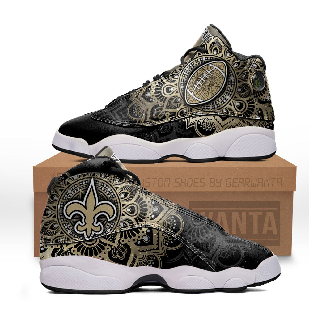 New Orleans Saints J13 Sneakers Custom Shoes-Gear Wanta