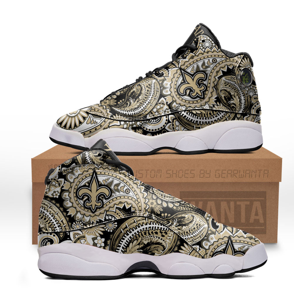 New Orleans Saints J13 Sneakers Custom Shoes-Gear Wanta