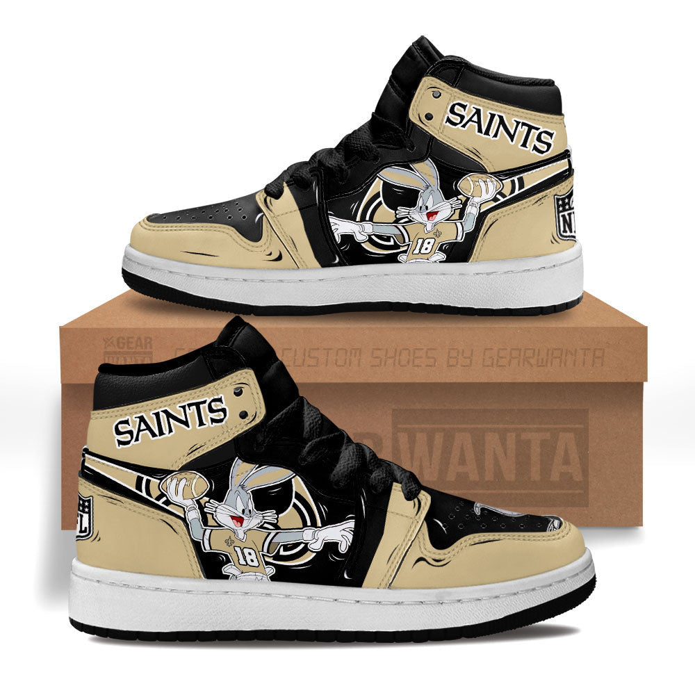 New Orleans Saints Kid Sneakers Custom-Gear Wanta