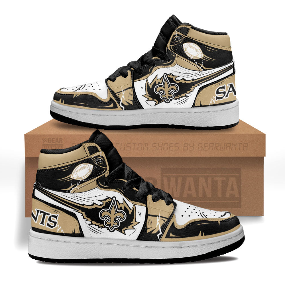 New Orleans Saints Kid Sneakers Custom-Gear Wanta