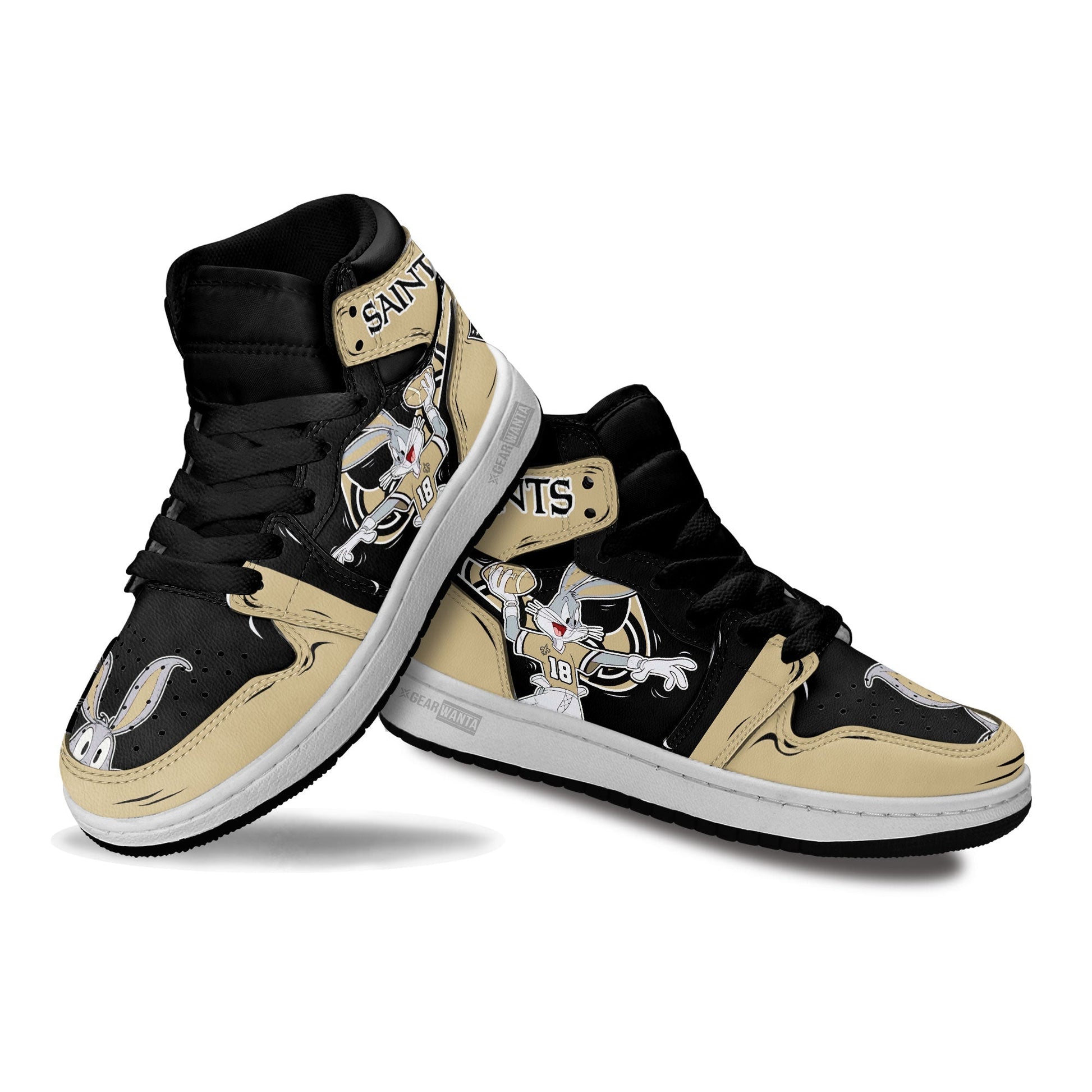 New Orleans Saints Kid Sneakers Custom-Gear Wanta