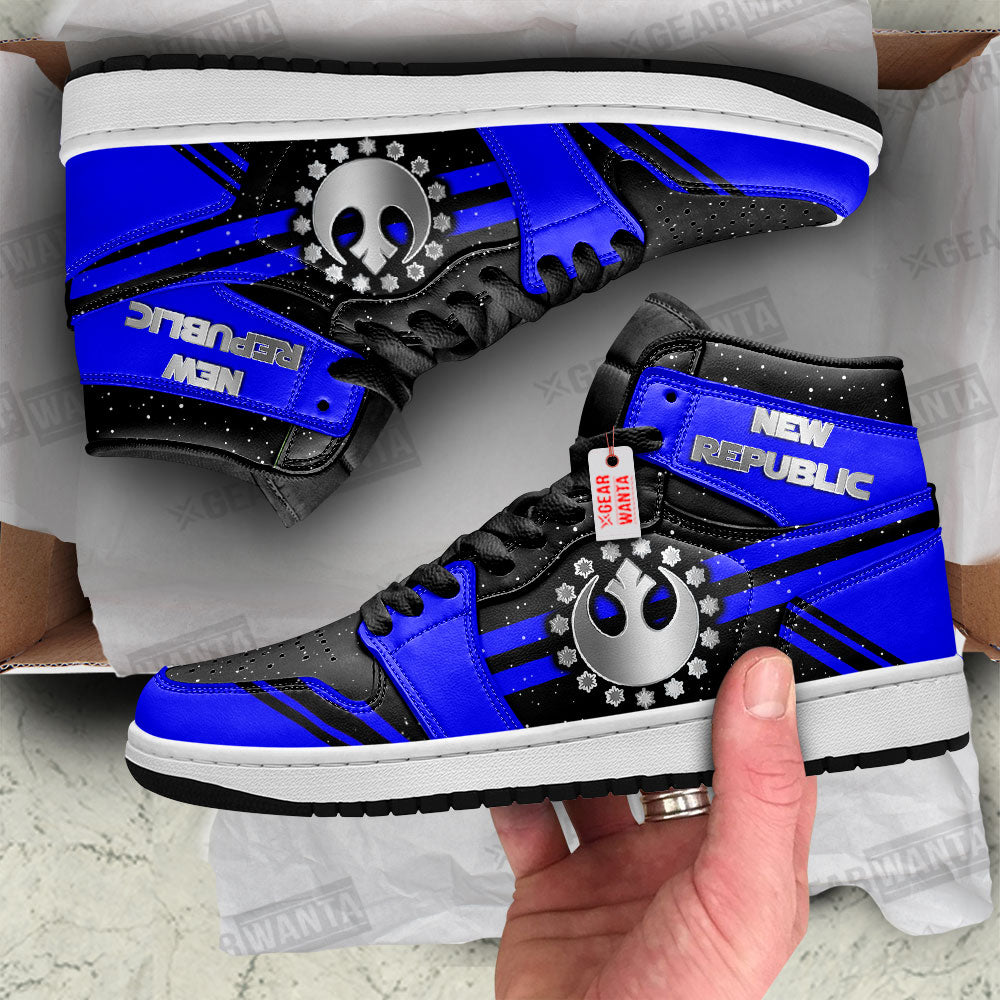 New Republic Star Wars Symbols J1 Shoes Custom For Fans TT20-Gear Wanta